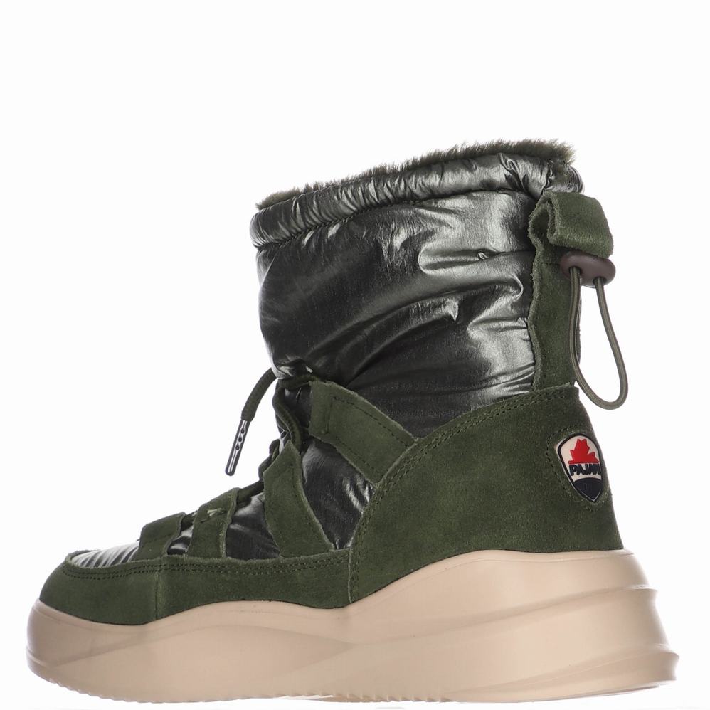 Green Women's Pajar Aviva Ice Gripper Winter Boots | IEK6752KZ