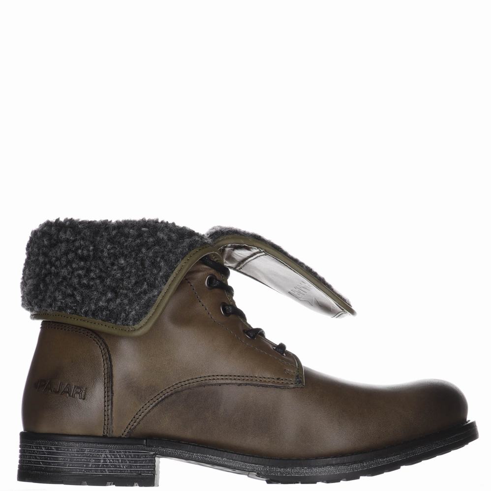 Grey Men\'s Pajar Tipus Boots | GBD7055IN