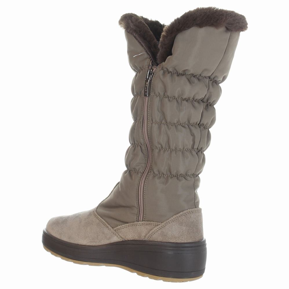 Grey Women's Pajar Sira Ice Gripper Snow Boots | UUA6186XT