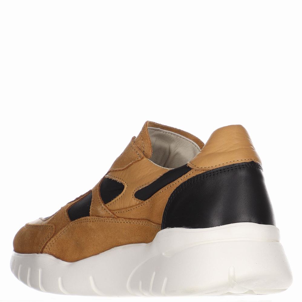 Khaki Black Men's Pajar Cooper Sneakers | TCK2679LA