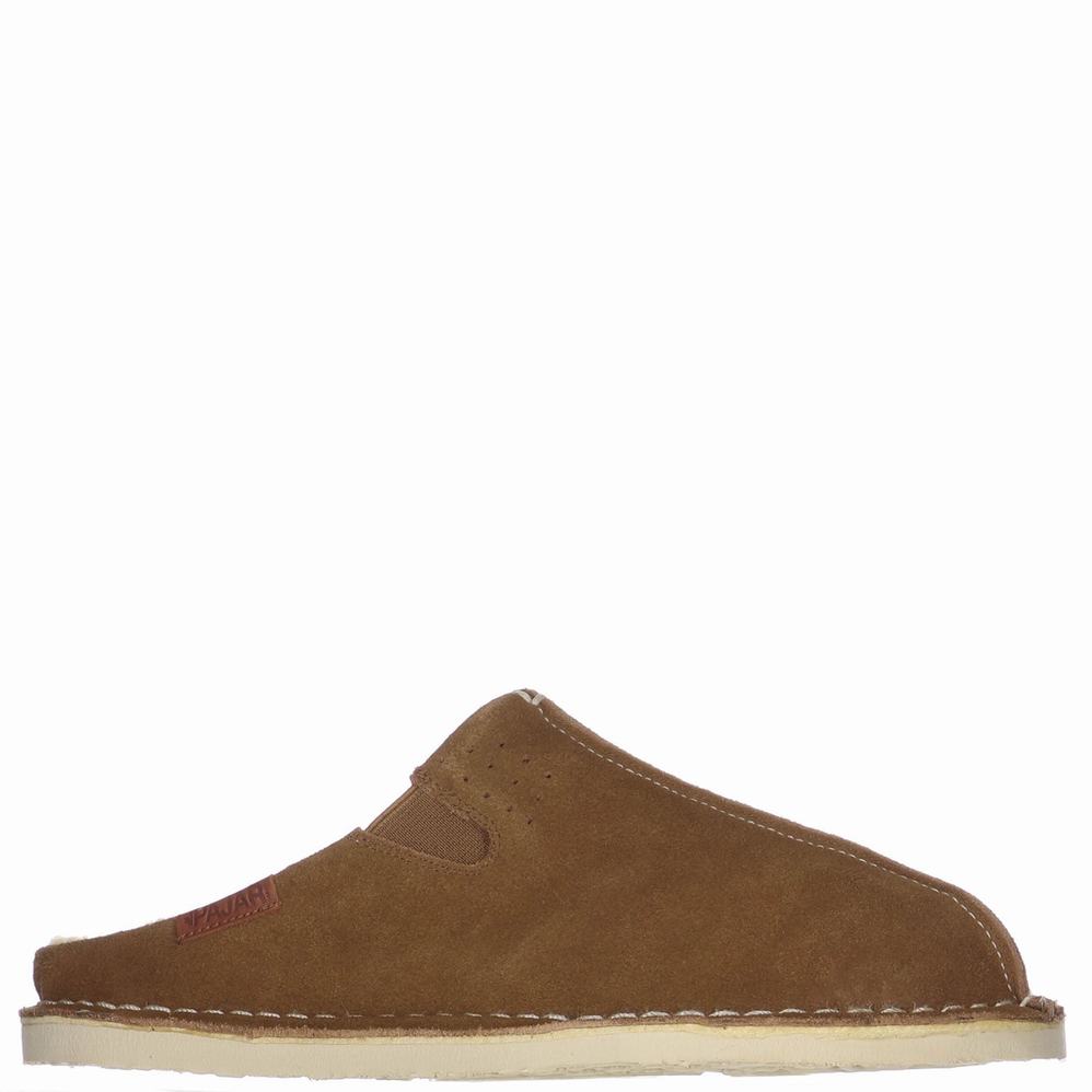 Khaki Men's Pajar Muller Slippers | OLV7942RQ