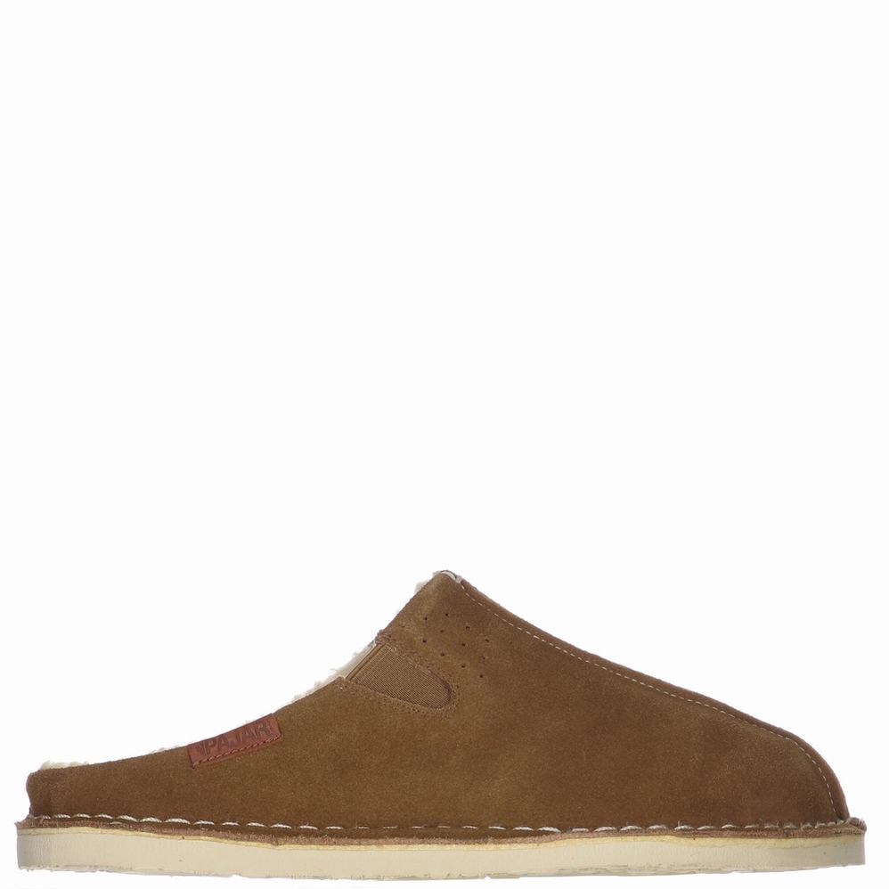 Khaki Men\'s Pajar Muller Slippers | OLV7942RQ