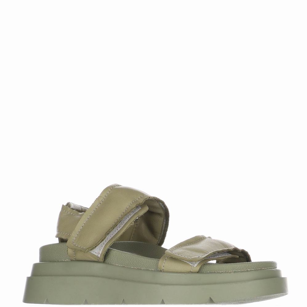 Khaki Women's Pajar Stana Sandals | TXY7094QA