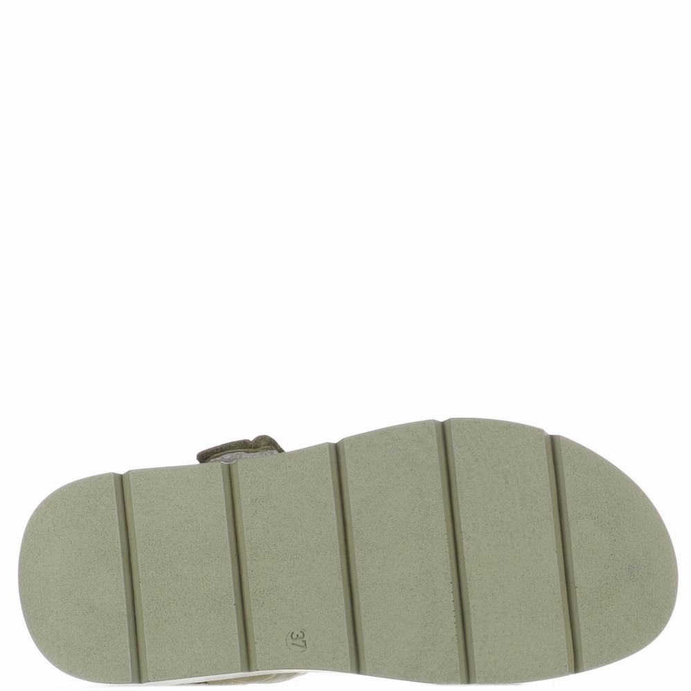 Khaki Women's Pajar Stana Sandals | TXY7094QA