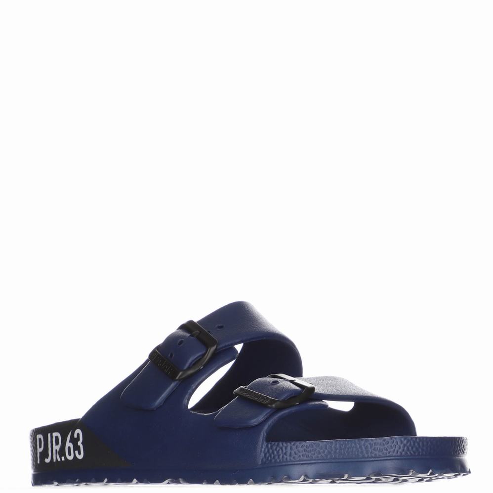 Navy Men's Pajar Benji Sandals | FQL3738HP