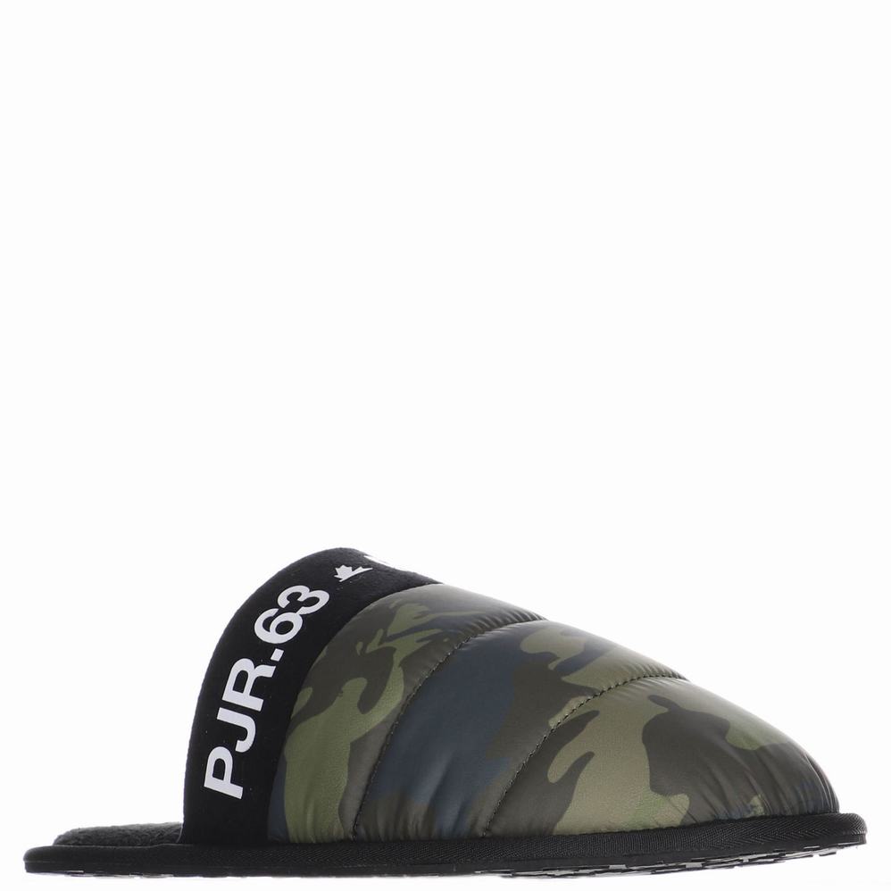 Olive Camo Women's Pajar Stevie Slippers | XRA5766WA