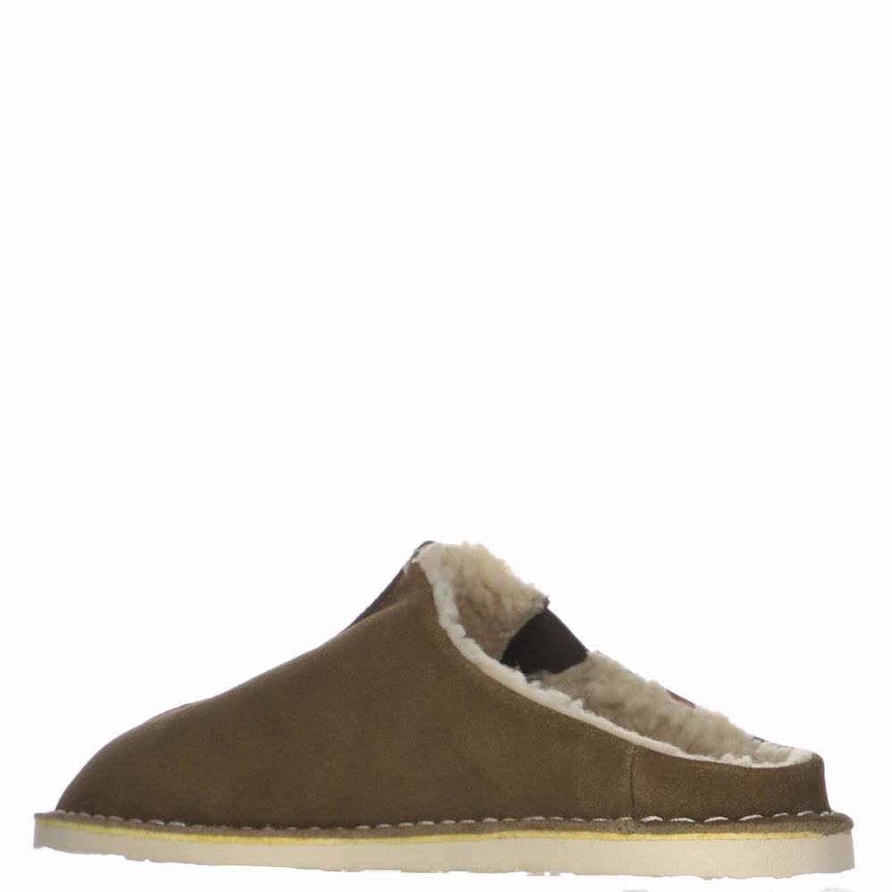 Olive Men's Pajar Muller Slippers | AZU5526RH