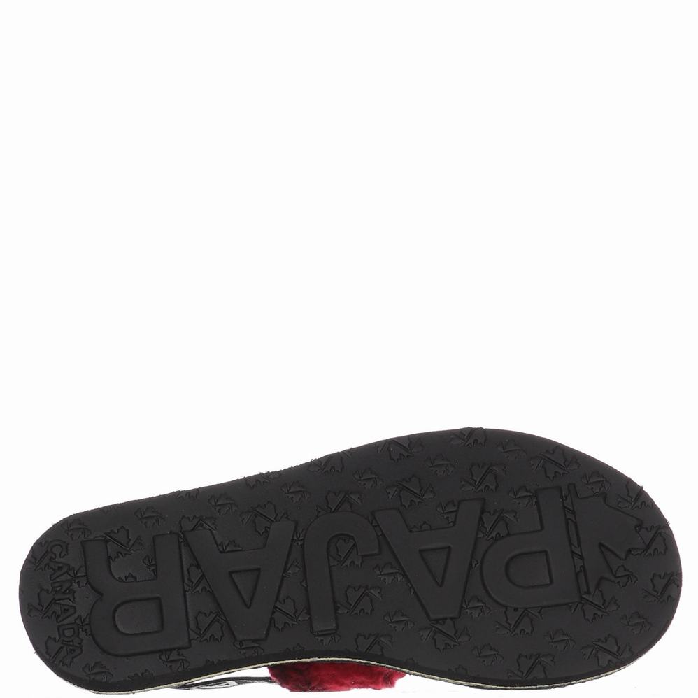 Red Black Women's Pajar Mara Strap Slippers | GSF7894YG