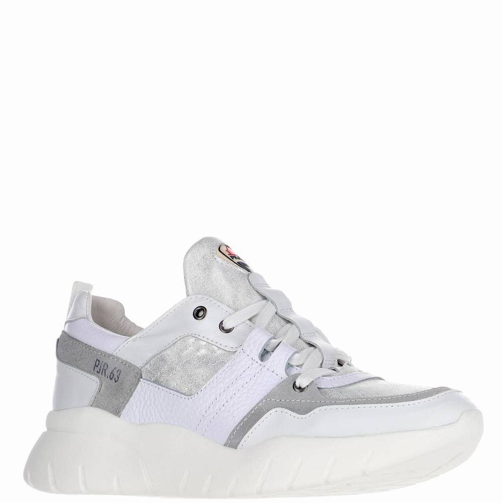 White Women's Pajar Camora Sneakers | ATS9943BX