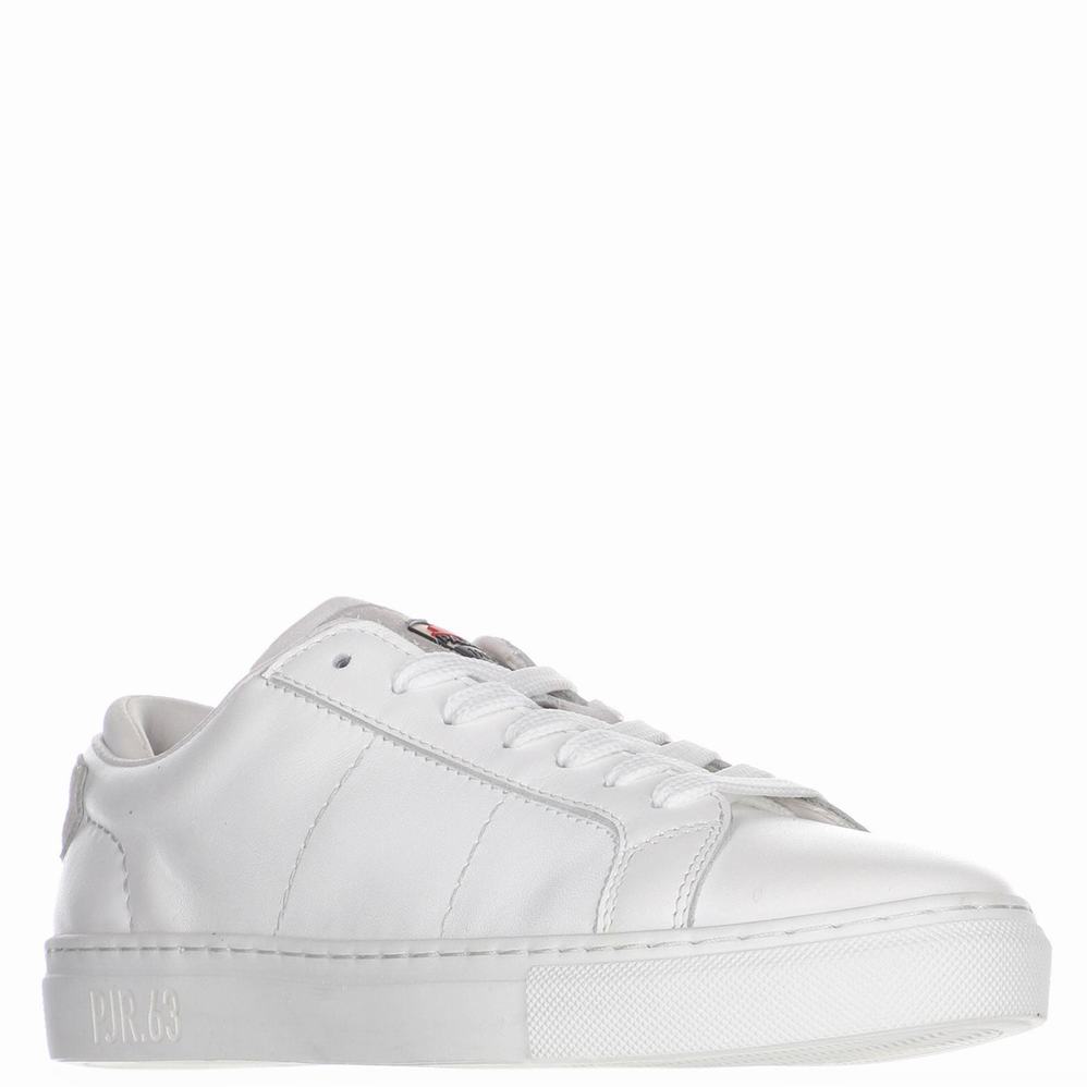 White Women's Pajar Letti Sneakers | ITL1535MU