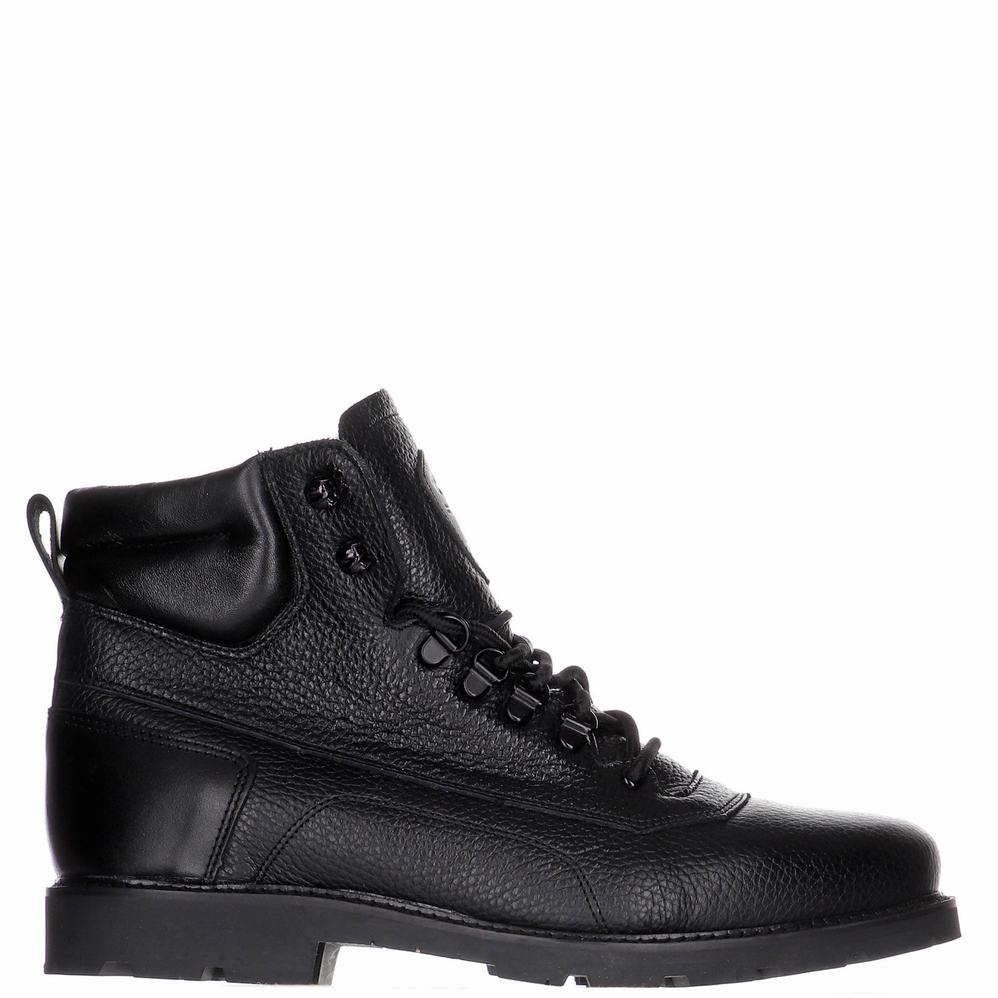 Black Men's Pajar Gary Boots | YKY7471LF