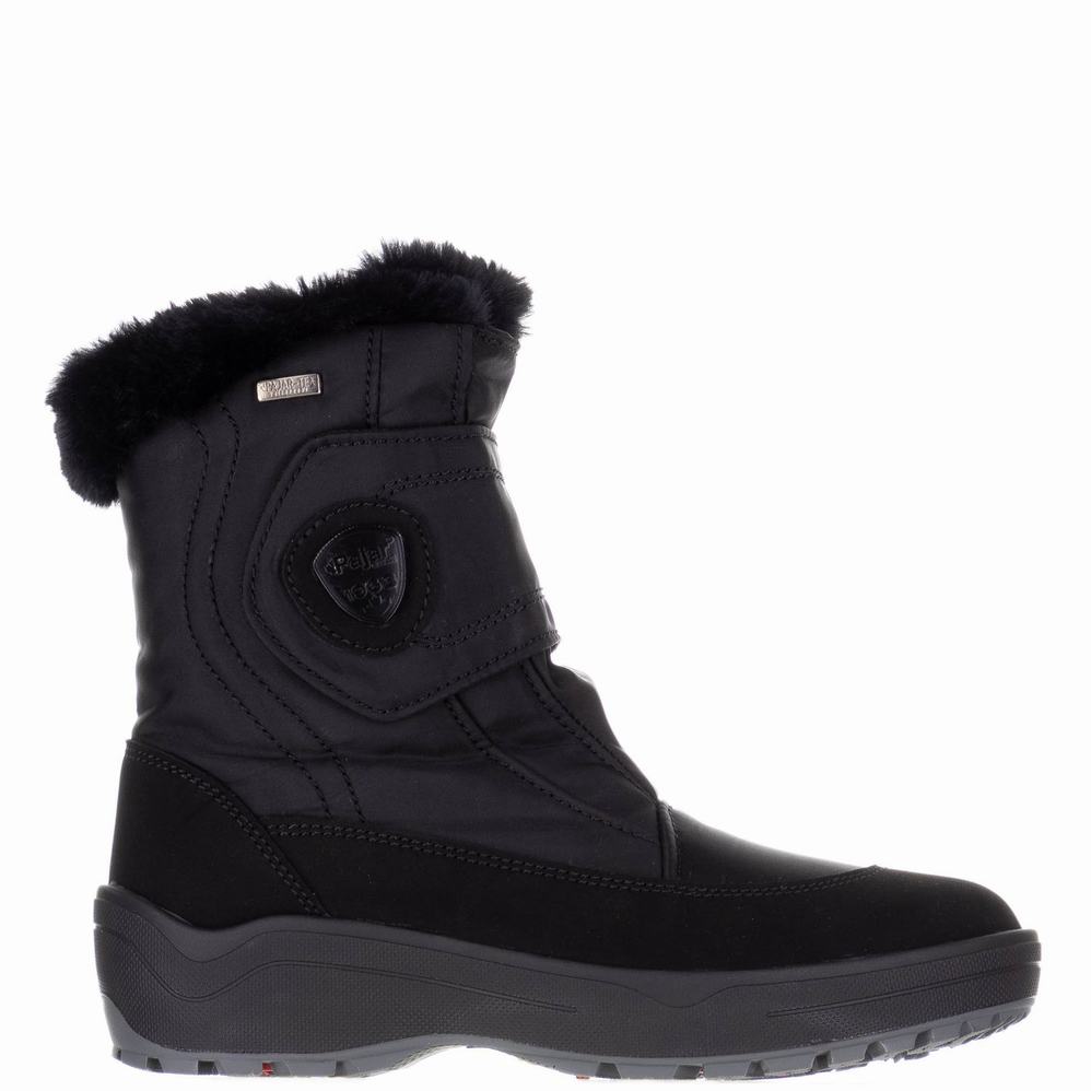 Black Women's Pajar Moscou 3.0 Ice Gripper Snow Boots | UTY6131KN