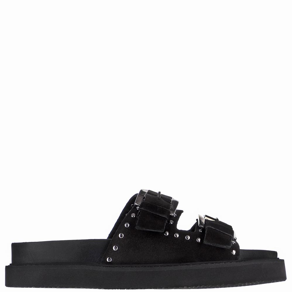 Black Women's Pajar Olyana Sandals | LVI6683WK