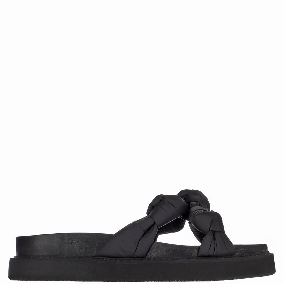 Black Women's Pajar Polyana Sandals | UNK9512GY