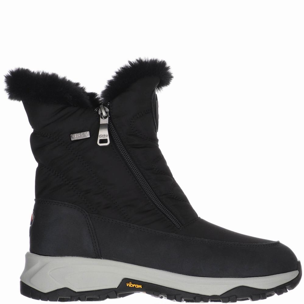 Black Women's Pajar Tiare Ice Gripper Snow Boots | DTG2912YX