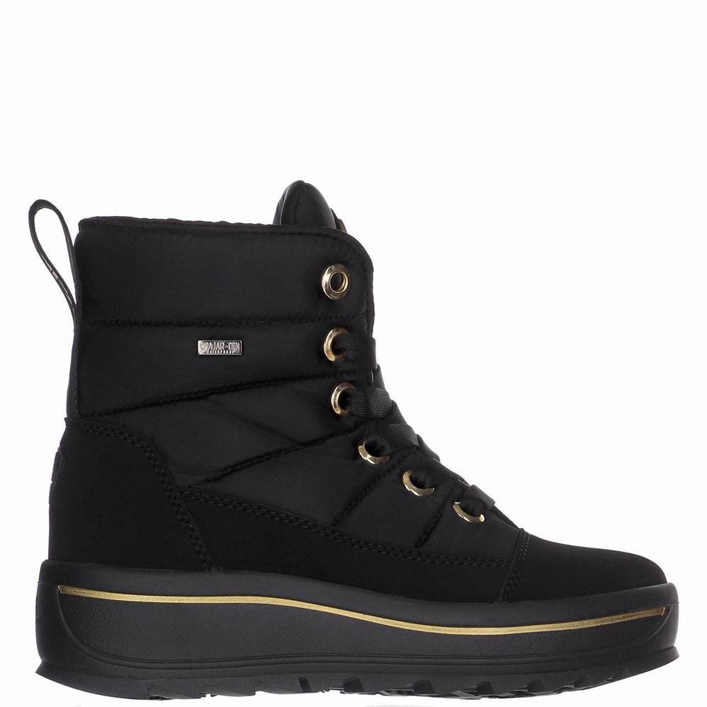 Black Women's Pajar Tyra Ice Gripper Snow Boots | EFA4940ZM