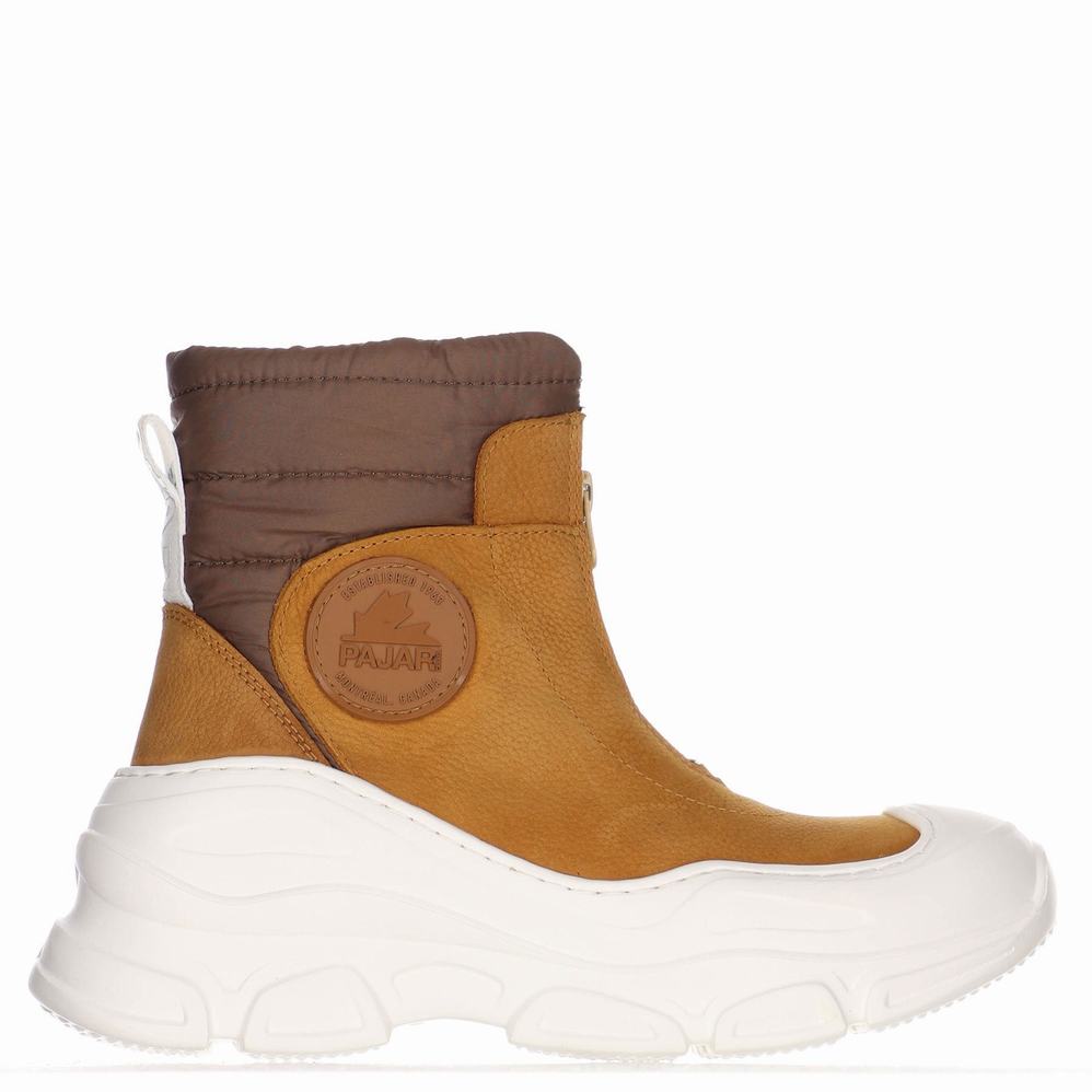 Brown Women's Pajar Milkyway Ice Gripper Winter Boots | PYU7342AJ