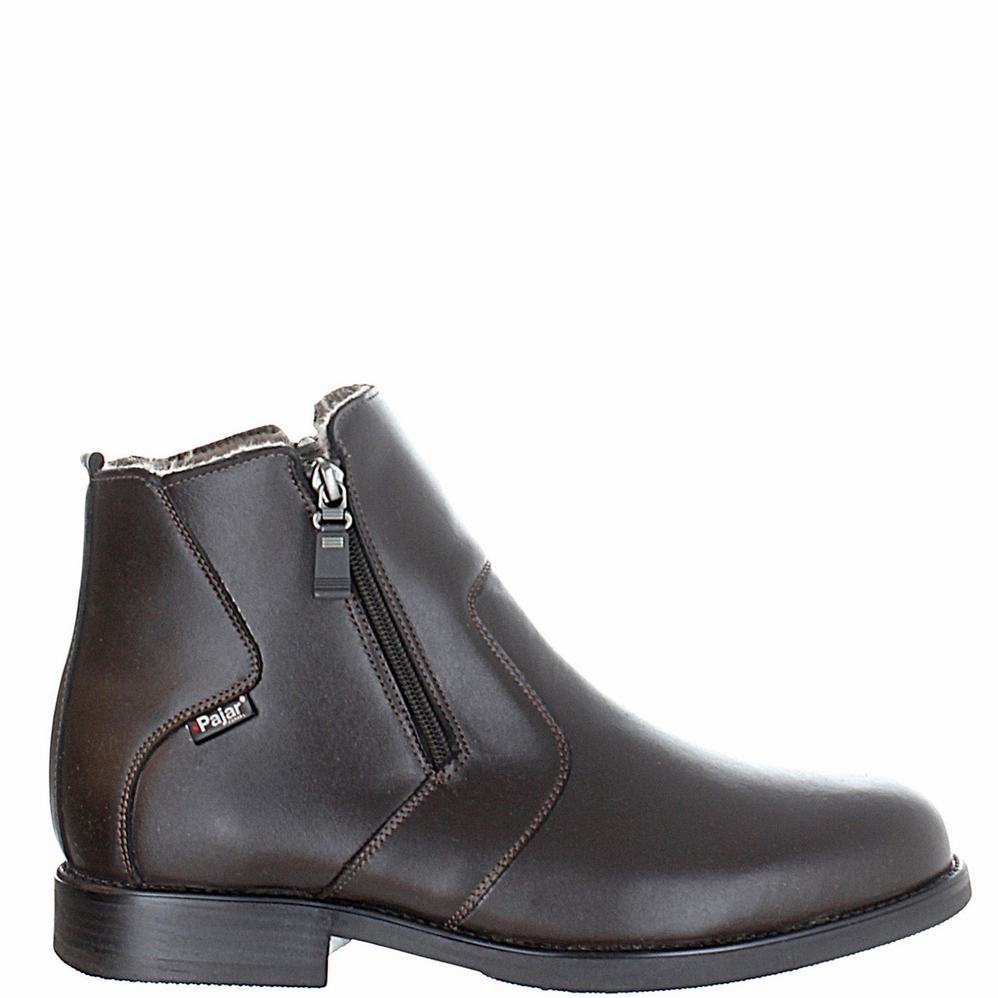 Dark Brown Men's Pajar Bili Boots | LVC99RA