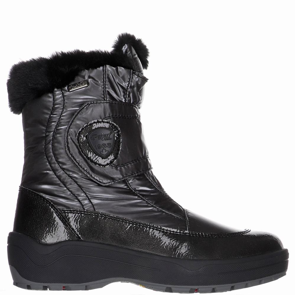 Dark Grey Women's Pajar Moscou 3.0 Ice Gripper Snow Boots | CZP992VG