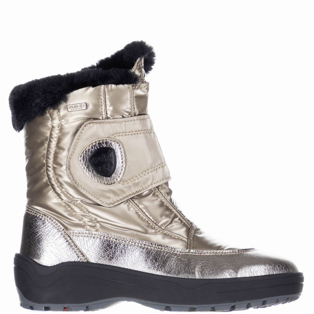 Gold Beige Women's Pajar Moscou 3.0 Ice Gripper Snow Boots | PRM193HU