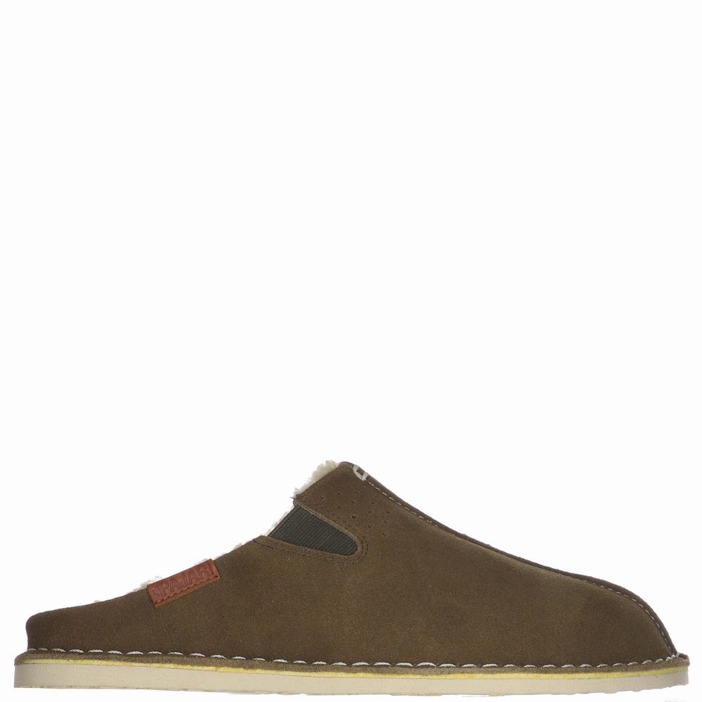 Olive Men's Pajar Muller Slippers | AZU5526RH