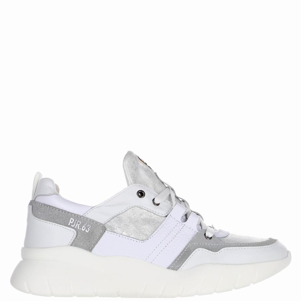 White Women's Pajar Camora Sneakers | ATS9943BX